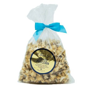 bluebird candy co toffee popcorn with almonds 1/2lb